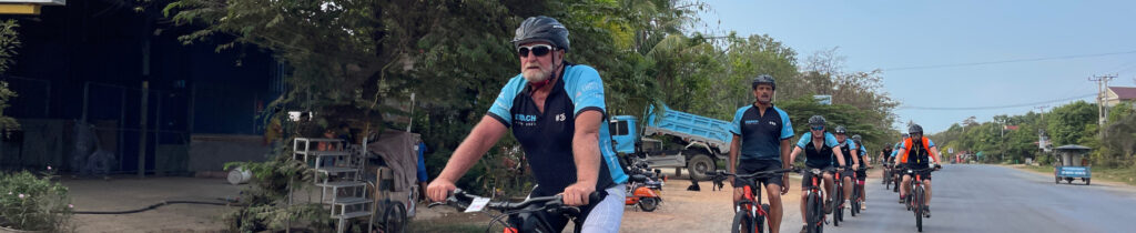 Charity Bike Ride in Cambodia